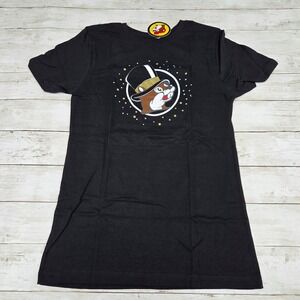 Buc-ee's T-Shirt Unisex Small Black New Year 2025 Glow In The‎ Dark Graphic Tee